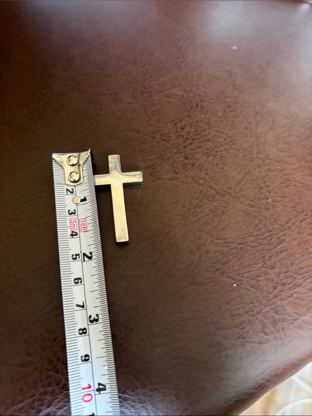 Metallic  Cross Pendant - large